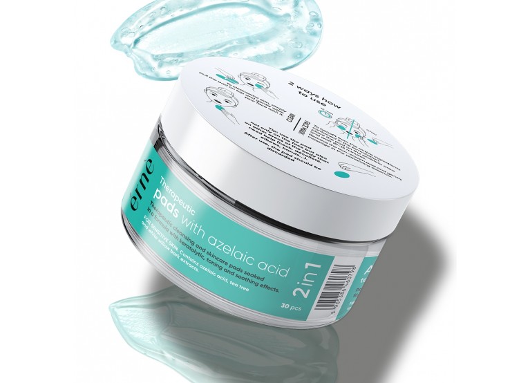 ERNE THERAPEUTIC PADS 2 IN 1 30 ΤΕΜΑΧΙΑ ME ΑΖΕΛΑΙΚΟ ΟΞΥ ΓΙΑ ΕΥΑΙΣΘΗΤΑ ΔΕΡΜΑΤΑ