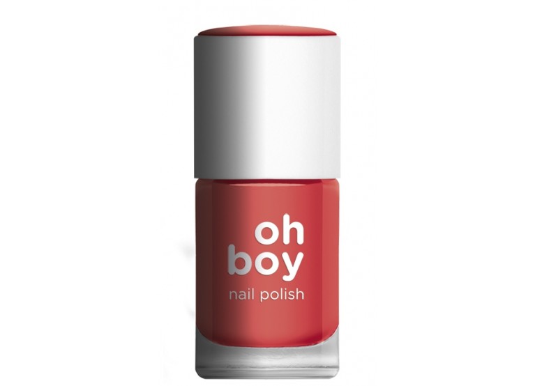OH BOY NAIL POLISH No 150 SPARKLY SALMON PINK