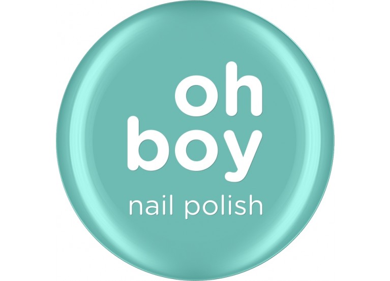 OH BOY NAIL POLISH No 173 GREY BLUE